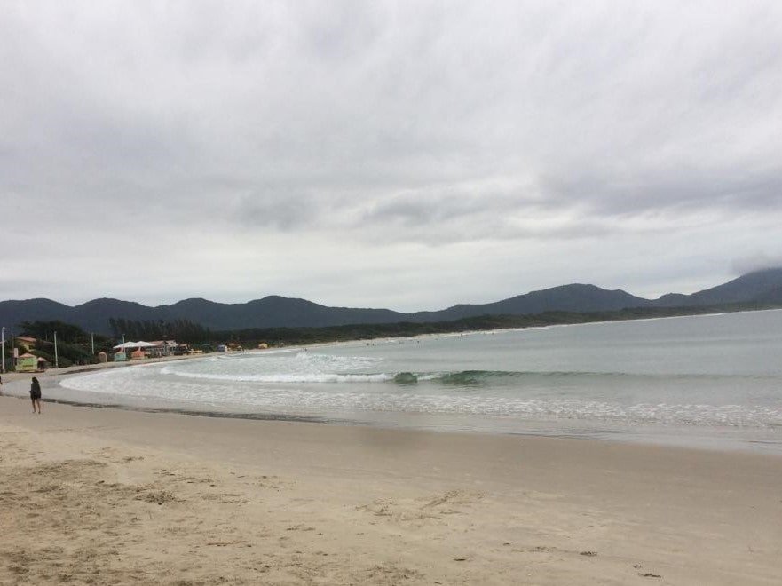 Playa Barra da Lagoa, Florianópolis en invierno