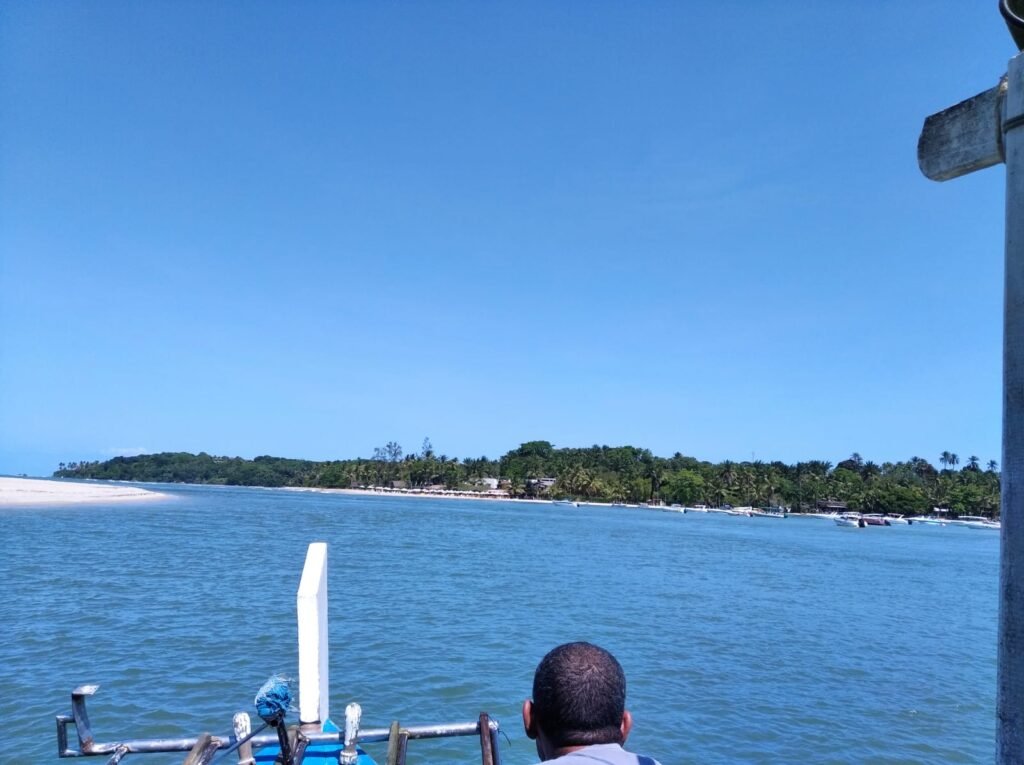 Llegada a Boipeba en dirección a la playa Boca da Barra